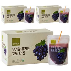 ORGA 無加糖葡萄原汁隨身包, 140ml, 30個
