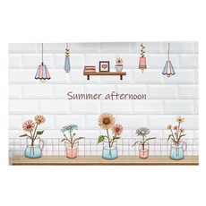 Yessodeco 室內裝潢廚房裝飾貼紙 向日葵, 1個