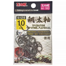 SAME 莎美 武士鯛魚鉤 太軸 德用 高強度耐用, 48入, 1個