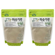 OrganicStory 유기농 발아 12곡 미숫가루, 2개, 500g