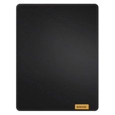 ESENSE 逸盛 精準玩家電競鼠墊 40 x 30公分 科技彈性纖維布面 耐用防爆車邊, 黑色, 1個