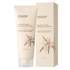 J'SOOP 蠶絲角蛋白蛋白免沖洗護髮水膜 香草版, 200g, 1個