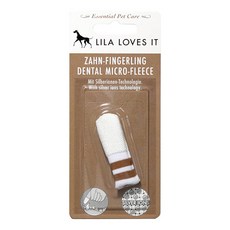 LILA LOVES IT 寵物超細纖維潔牙牙刷, 1個, 混合顏色