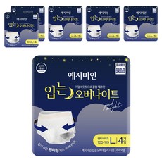 YEJIMIIN 玥之美人 褲型衛生棉, 4片, 6包, L(110~115號)