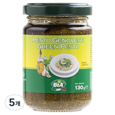 지아 바질 페스토, 130g, 5개