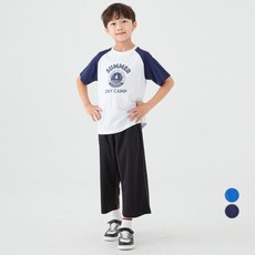 Lolly Tree 童款速乾文字印花運動短袖長褲套裝