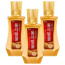 동서 아카시아 꿀 튜브, 600g, 3개