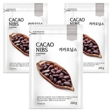 豐富的棕櫚堅果至尊可可粒, 220g, 3個