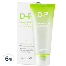 ARONYX 泛醇Cica亮白緊緻晚安面膜, 100ml, 6個