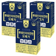 JW중외제약 프리미엄 루테인 지아잔틴 오메가 31.5g, 30정, 3개