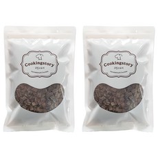 Cookingstory Callebaut嘉利寶 黑巧克力塊 巧克力豆, 2個, 400g