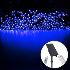 21C Trend 太陽能USB小燈串 200顆 22m, 藍色