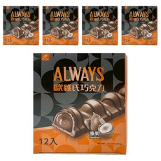 77 ALWAYS 歐維氏 榛果威化棒, 384g, 5個