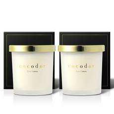 COCODOR 珂珂朵爾 大豆蠟燭 小罐, 純棉, 130g, 2個