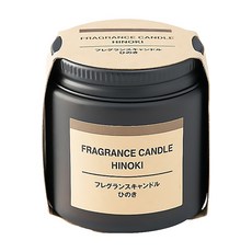 MUJI 無印良品 芬香蠟燭, 日本扁柏香味, 85g, 1件