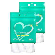 一次性棉柔洗臉巾 20 x 20cm 140抽, C111, 2包