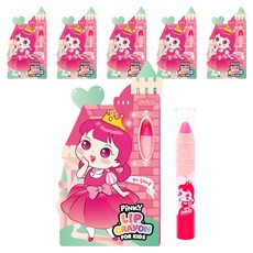 i'm pinky 兒童唇膏筆, 02 Cutie Pink, 2.5克, 6支