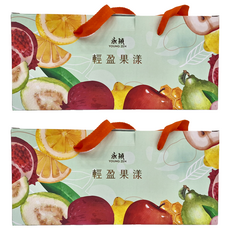 永禎 輕盈果漾果醋禮盒, 蜂蜜蘋果/芭樂檸檬/荔枝石榴 150ml*3, 450ml, 2盒