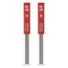 KOKUYO 國譽 六角自動鉛筆芯 2B, 0.9mm, 2盒