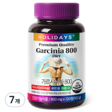 홀리데이즈 가르시니아 800, 120정, 7개