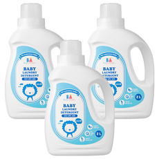 BUSYANGEL 舒適的幼兒洗衣粉, 2L, 3入