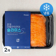 바다몰 훈제 아틀란틱연어 슬라이스S (냉동), 300g, 2개