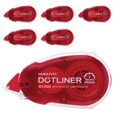 KOKUYO 國譽 好黏便利貼標準型 強黏 8.4mm x 16m, 6個, 單一顏色