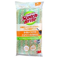 3M Scotch-Brite 百利 抗菌鋁網海綿菜瓜布, 顏色隨機, 1個