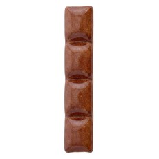日本 B.Baguette 木製 筷架/餐具架 8 x 1.7 x 1.5cm, 吐司 深咖啡色 + 卡其色, 1個