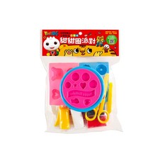 FOOD超人 甜甜圈派對 小麥黏土工具組, 300g, 1組