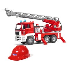브루더 MAN 소방차와 헬맷 세트 BR01981, 혼합, 1개