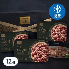 고급진 수제LA갈비 선물세트 (냉동), 500g, 12개