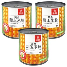 爭鮮 黃金甜玉米粒 3罐, 340g, 1組