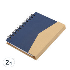 藝術素描磁吸原子筆筆記本, 藍色(筆記本) + 隨機出貨(筆芯), 2個