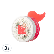 팜스테이 로즈 앤 세라마이드 하이드로겔 아이패치 90g, 60개입, 3개