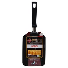 THERMOS 膳魔師 厚鑄耐摩玉子燒鍋 KFM-013E R 紅色, 18.5cm, 1個