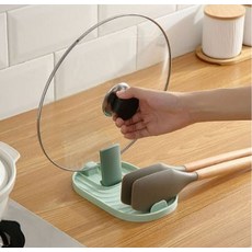 네이처안 심플 조리도구 받침대, 그린, 1개