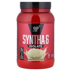 Bsn 畢斯恩 SYNTHA-6 ISOLATE 綜合分離乳清蛋白粉 香草冰淇淋 2.01磅, 912g, 1罐