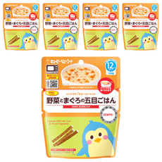 kewpie寶寶副食品12個月以上 營養美味 方便快捷, 野菜鮪魚什錦炊飯, 130g, 5包
