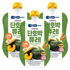 베베쿡 처음먹는 퓨레, 단호박, 80g, 3개