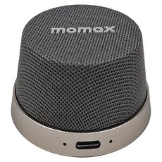 MOMAX 1-Vibe Go 磁吸藍芽音箱 BS6TW 鈦金色 藍牙5.3 便攜音響