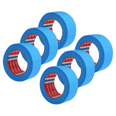 DADA 彩色和紙膠帶 30mm x 15m, 6個, 藍色