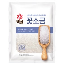 CJ제일제당 백설 꽃소금, 3kg, 1개