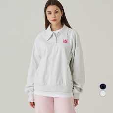 Elle Girl 그래픽 하프집 스웻셔츠 TIGER