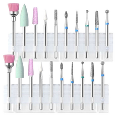 指甲護理鑽頭套裝 10, 混色, 2組