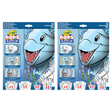 크레욜라 팝스 바다 워셔블 마커 컬러링놀이 7색, 혼합색상, 2개