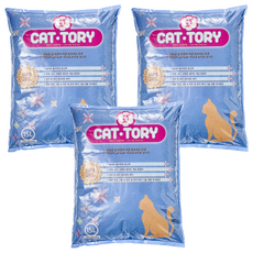 캣토리 응고형 고양이 모래, 15L, 3개, 무향