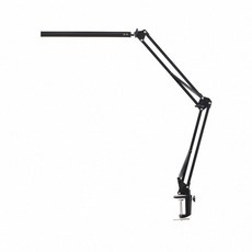 LED護眼檯燈夾座款, 78顆LED燈, 3種色溫模式, 10級亮度調整, USB電源, 鋁+ABS材質, 黑色