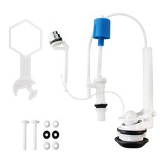 馬桶零件 側面按鈕型 + 組裝工具, 1套