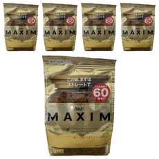 AGF MAXIM 箴言金袋咖啡, 5包, 120g, 1入